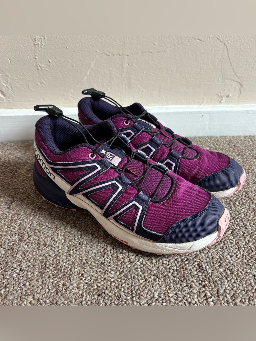 Salomon Shoes Size 4